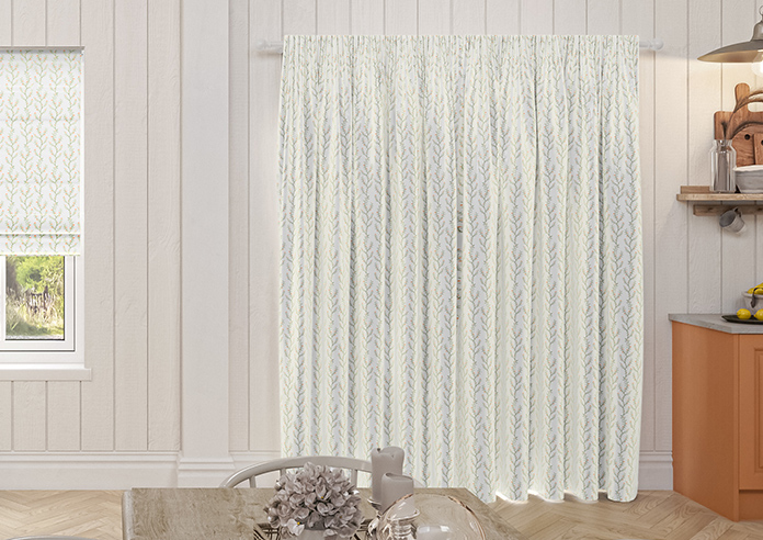 Boughton Faux Silk, Nectarine - Made to Measure Curtains - Image 7